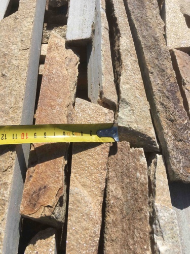 Горбушка златолит золотистый для облицовки купить в Соликамске