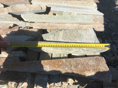 Горбушка златолит золотистый для облицовки купить в Соликамске