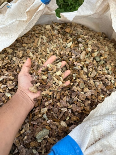 Златолит персиковый декоративная каменная крошка купить в Соликамске