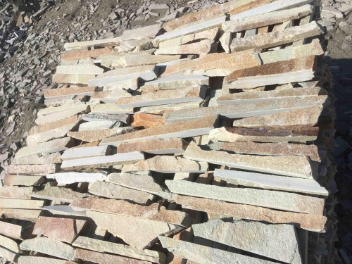 Горбушка златолит золотистый для облицовки купить в Соликамске